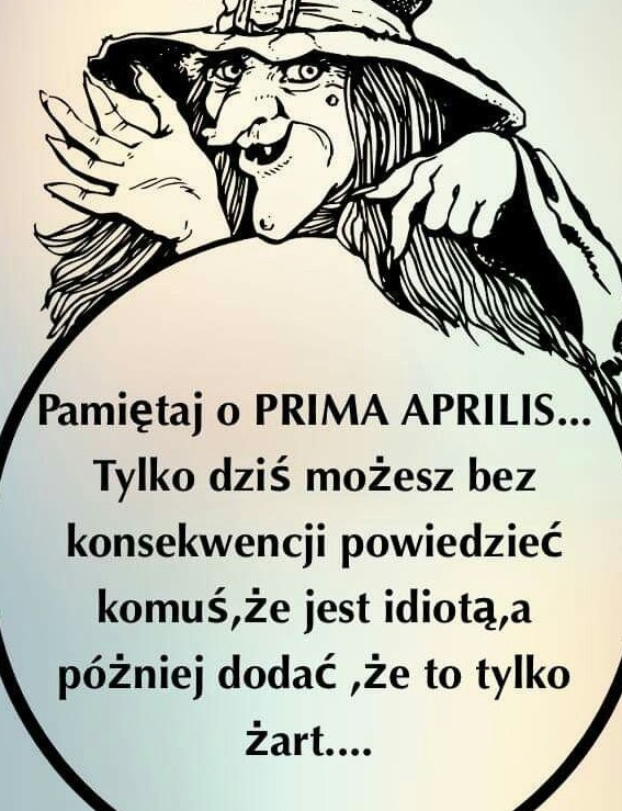 Czarownica na Prima Aprilis